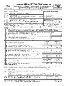 2022 IRS Form 990