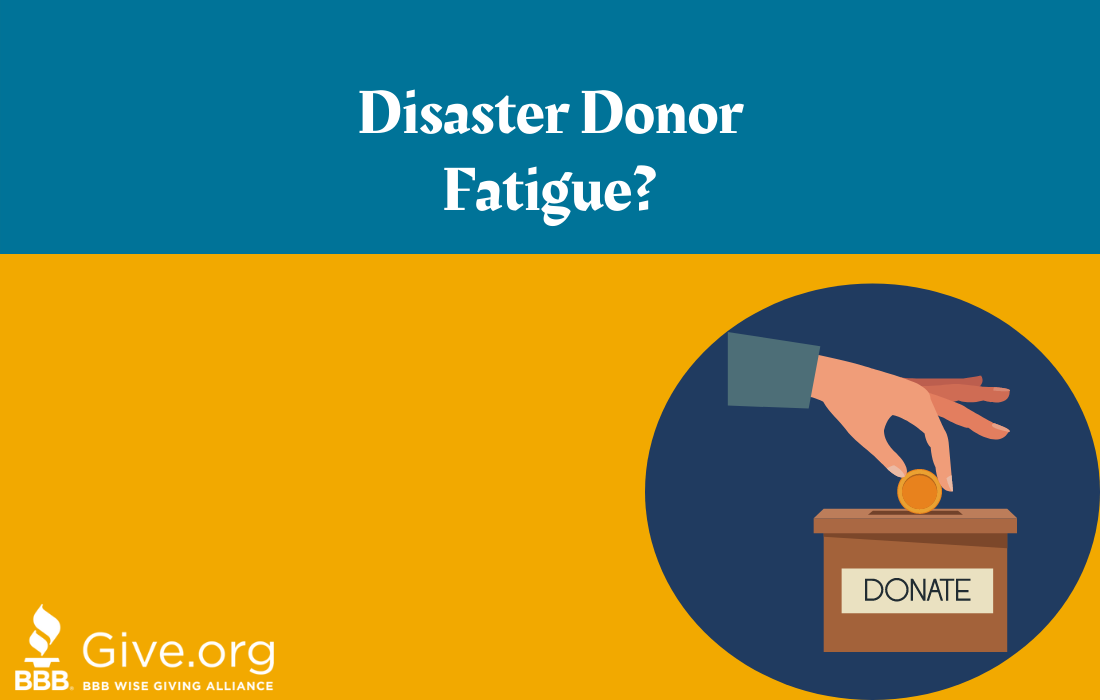 Thumbnail for Wise Giving Wednesday: Disaster Donor Fatigue?