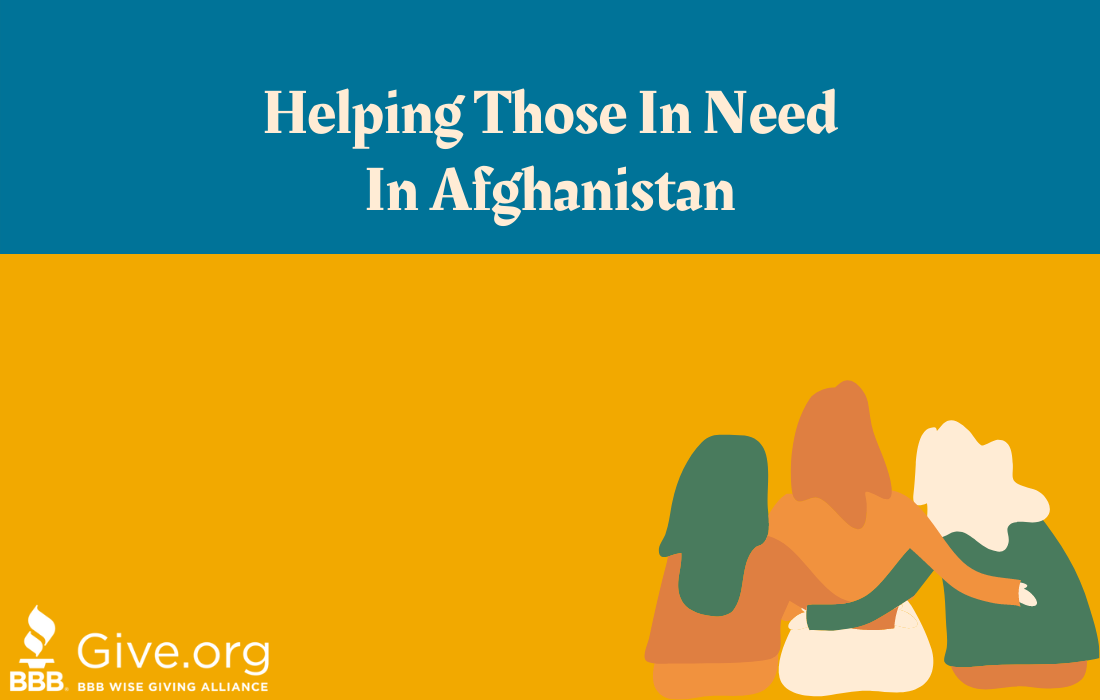 Thumbnail for Wise Giving Wednesday: Helping Those in Need in Afghanistan