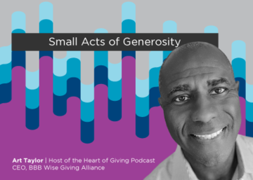 Small Acts of Generosity Heart of Giving Podcast