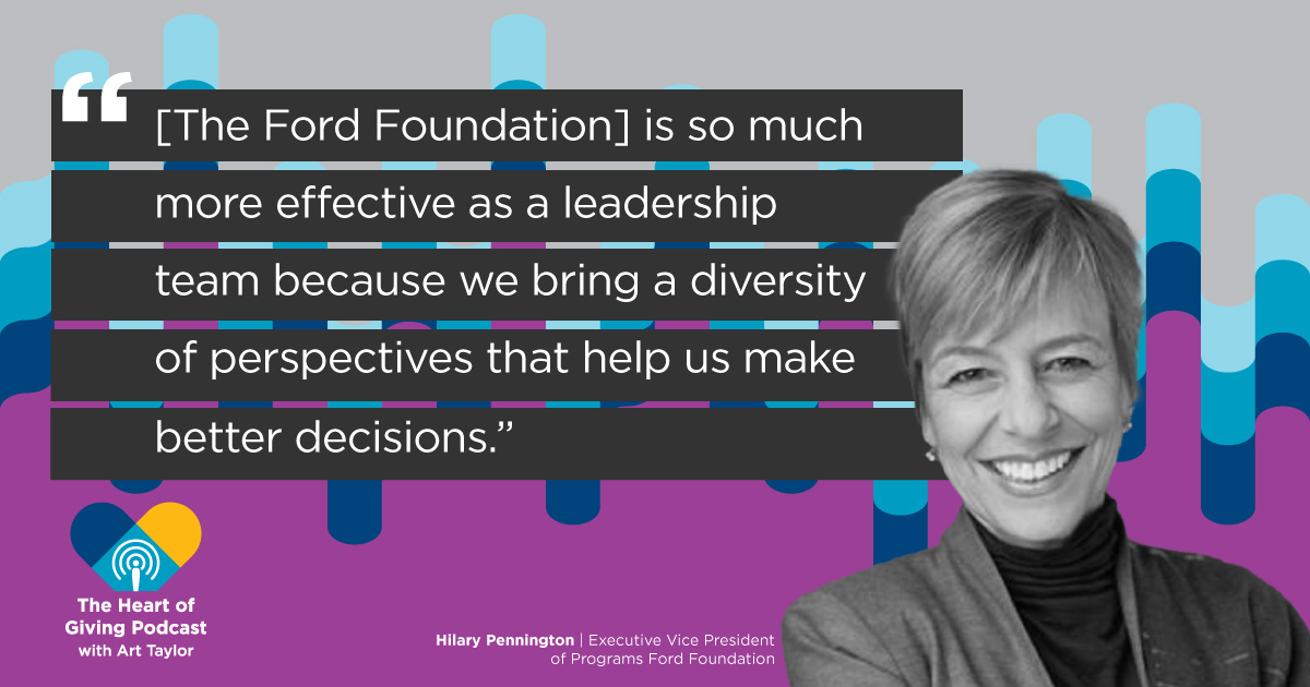 Thumbnail for Heart of Giving Blog: Interview with Hilary Pennington, Ford Foundation