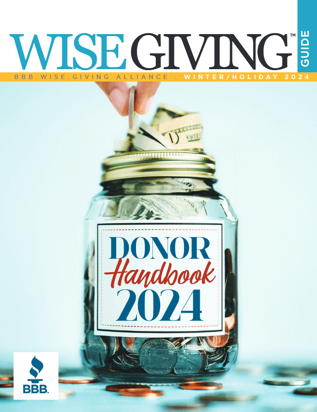 Wise Giving Guide - 2024 Donor Handbook. 