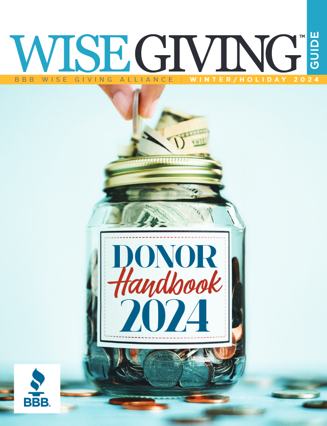 Wise Giving Guide - 2024 Donor Handbook.