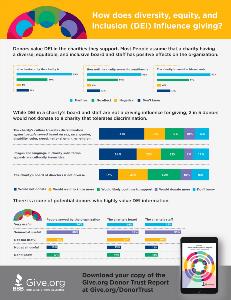 Donor Trust Report on DEI Infographic 1