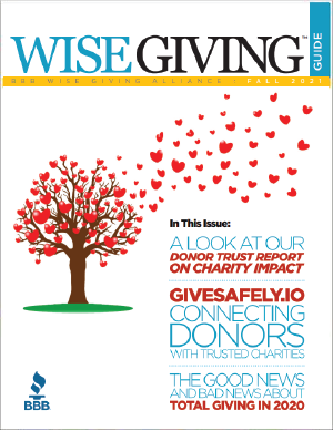 Fall 2021 Wise
                    Giving Guide 