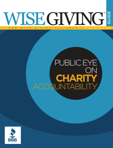 Wise Giving Guide Fall 2024: Public Eye On Charity Accountability 