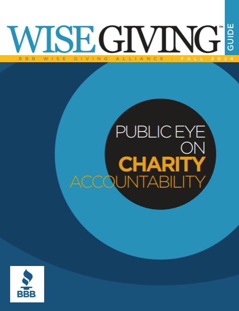 Wise Giving Guide Fall 2024: Public Eye On Charity Accountability